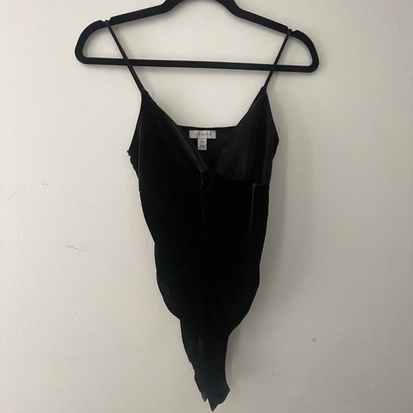 Black Velvet Bodysuit - Picture 1 of 3